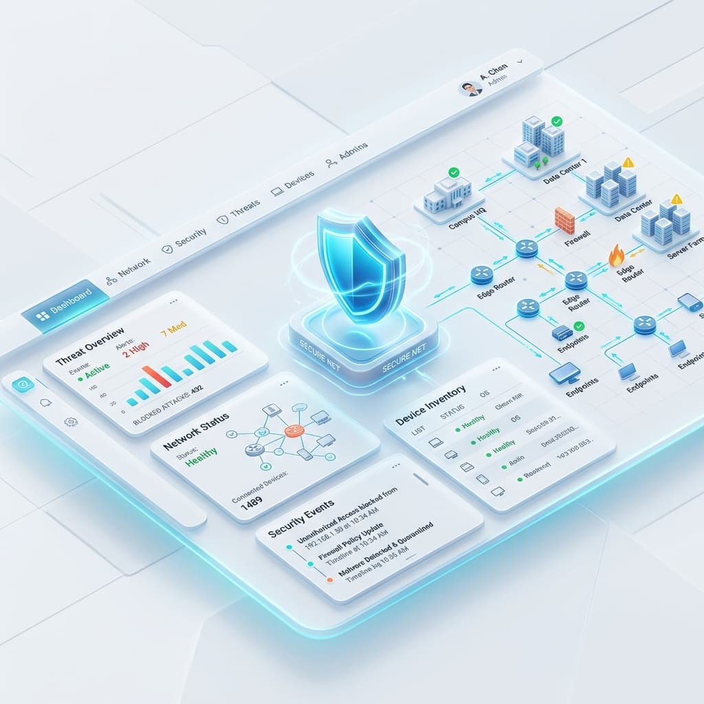 IntelSkill Admin Security Dashboard